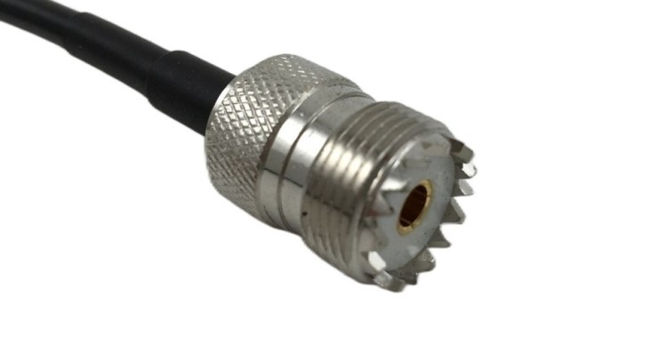 Кабельная сборка РЧ на кабеле 5D-FB (RG6) (50 Ом) (UHF-male (PL259) - UHF-female (SO239)