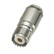 Разъём UHF-female (U-212/8D SO239) для кабеля 8D-FB, прямой, прижимной