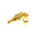 Разъём RCA-male (R-111F) для кабеля RG-58, прямой, обжимной