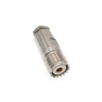 Разъём UHF-female (U-212/5D SO239) для кабеля 5D-FB, прямой, прижимной