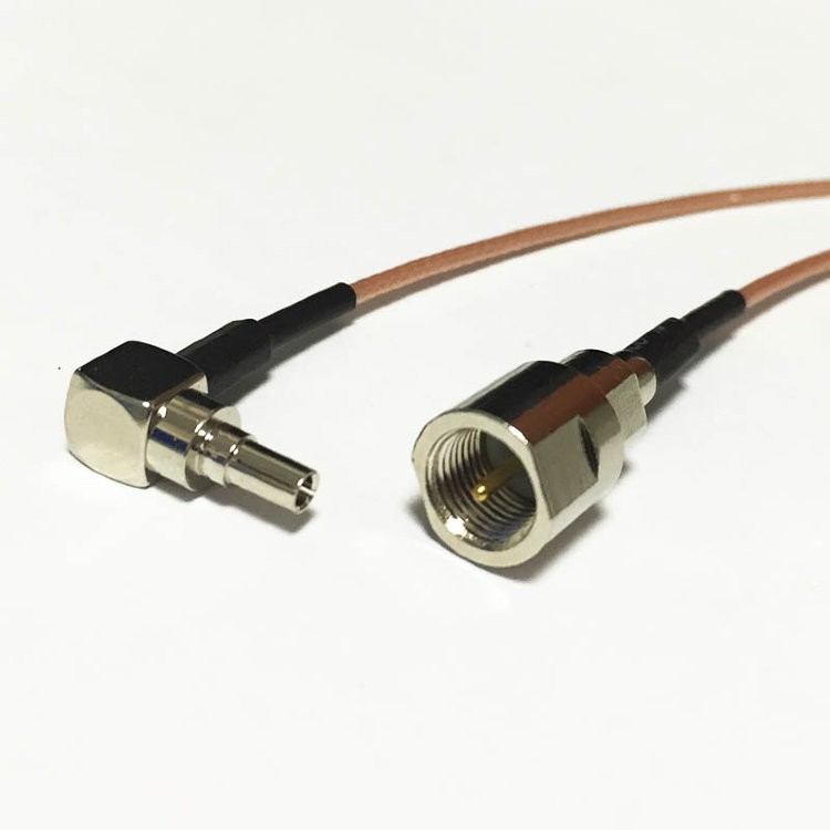 Пигтейл CRC9-male - FME-male, угловой/прямой (RG316)