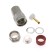 Разъём UHF-male (U-112/8D PL259) для кабеля 8D-FB, прямой, прижимной