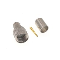 Разъём mini UHF-male (M-111/5D) для кабеля 5D-FB, прямой, обжимной