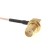 Пигтейл CRC9-male - SMA-female, угловой/угловой (RG178)