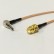 Пигтейл CRC9-male - SMA-female, угловой/прямой (RG316)