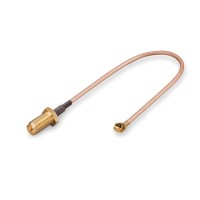Пигтейл U.FL (IPEX1/MHF1) - RP-SMA-female, угловой/прямой (RG178)