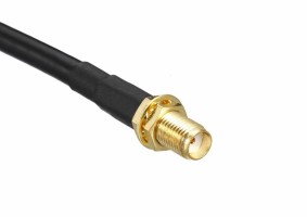 Кабельная сборка РЧ на кабеле RG-58 (50 Ом) (SMA-female - TS9-male)