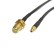 Пигтейл MMCX-male - SMA-female, прямой/прямой (RF1.13)