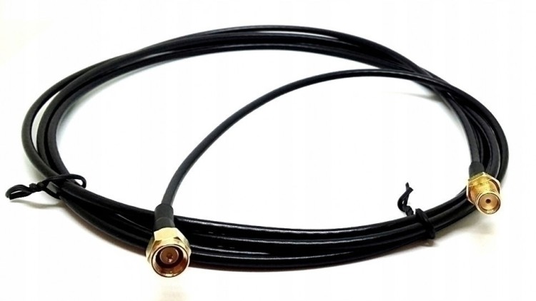 Кабельная сборка РЧ на кабеле RG-58 (50 Ом) (SMA-female - SMA-male)