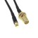 Пигтейл MMCX-male - SMA-female, угловой/прямой (RG174)