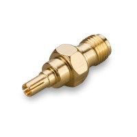 Переходник CRC9-male - SMA-female, прямой