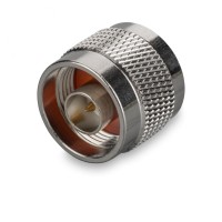 Разъем N-male для полужесткого кабеля RG402 (0.141"), прямой, под пайку