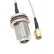 Пигтейл SMA-male - N-female, прямой/прямой, на корпус, тип 2 (RG316)