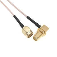 Пигтейл SMA-male - SMA-female, прямой/угловой (RG178)