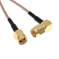 Пигтейл SMA-male - SMA-male, прямой/угловой (RG316)
