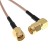 Пигтейл SMA-male - SMA-male, прямой/угловой (RG316)