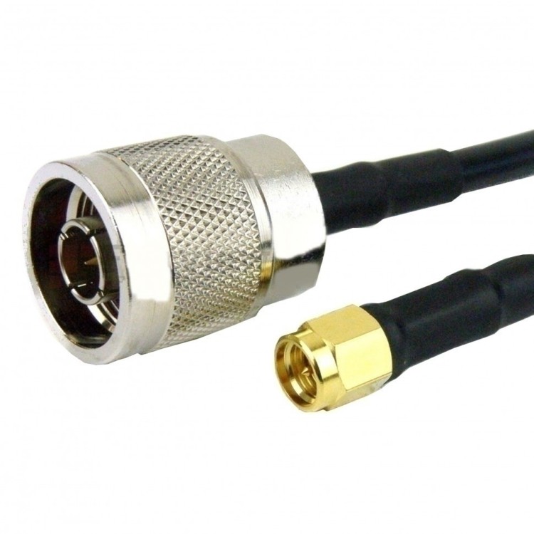 Кабельная сборка РЧ на кабеле 5D-FB (RG6) (50 Ом) (N-male - SMA-male)