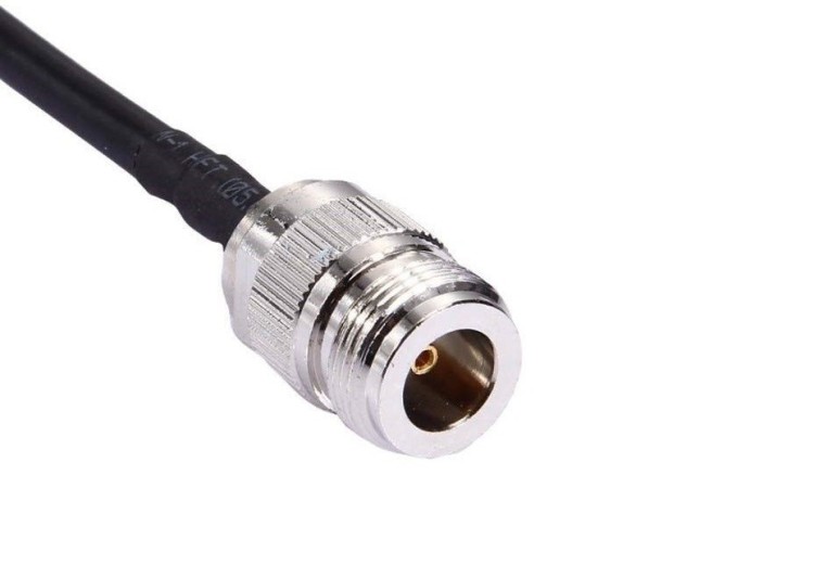 Кабельная сборка РЧ на кабеле 5D-FB (RG6) (50 Ом) (MCX-male - N-female)