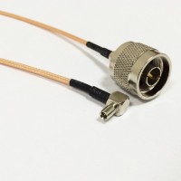 Пигтейл TS9-male - N-male, угловой/прямой (RG316)
