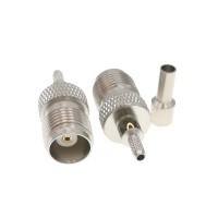 Разъём TNC-female (T-211L) для кабеля RG-174, RG-178, RG-316, прямой, обжимной