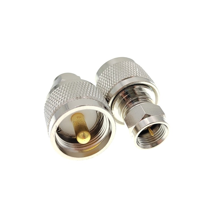 Переходник UHF-male - F-male (UF-311), прямой