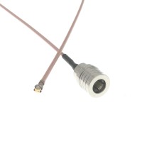Пигтейл U.FL (IPEX1/MHF1) - QMA-male, угловой/прямой (RG178)