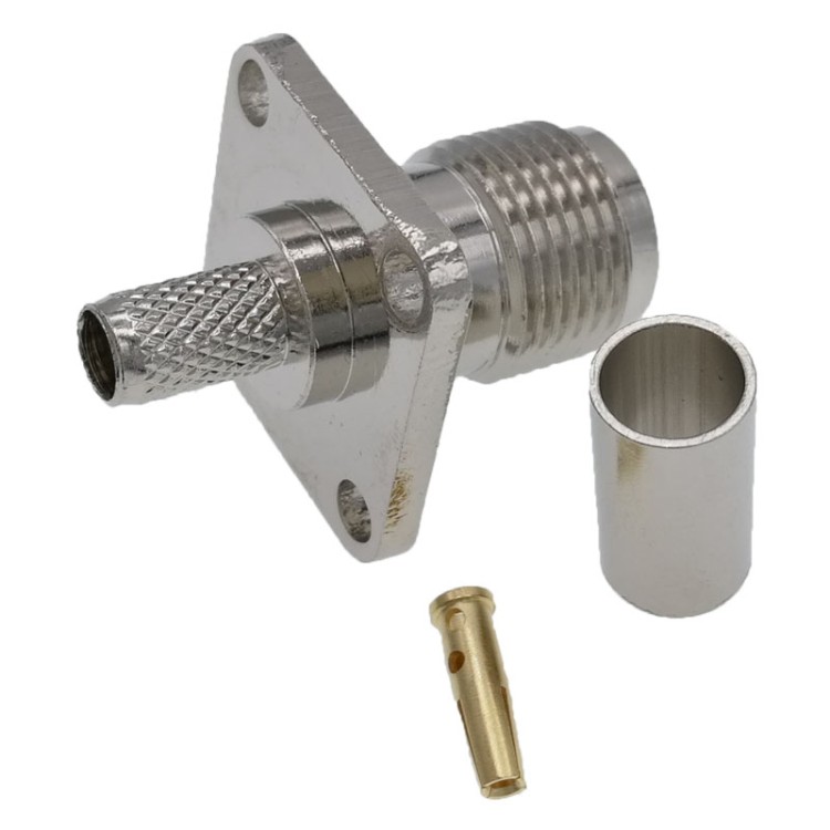 Разъём TNC-female (T3-245) на корпус для кабеля RG-58, обжимной