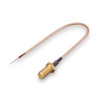 Пигтейл SMA-female - Null, прямой (RG178)