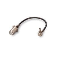 Пигтейл CRC9-male - F-female угловой/прямой (RG174)
