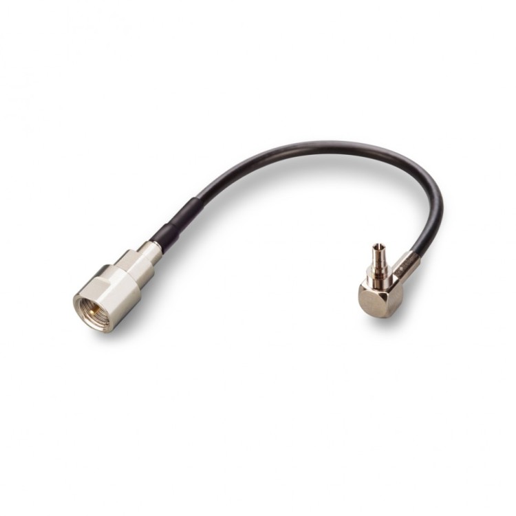 Пигтейл CRC9-male - FME-male, угловой/прямой (RG174)