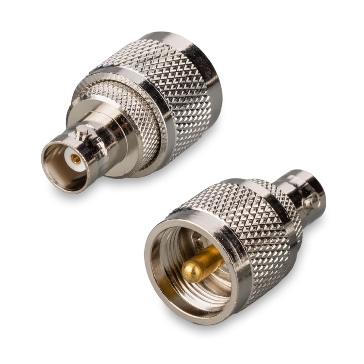 Переходник UHF-male - BNC-female, прямой