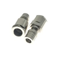 Разъём QMA-male (Q-112/5D) для кабеля 5D-FB, прямой, прижимной