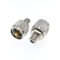 Переходник UHF-male - F-female (UF-312), прямой