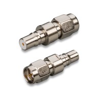 Переходник QMA-female - SMA-male, прямой