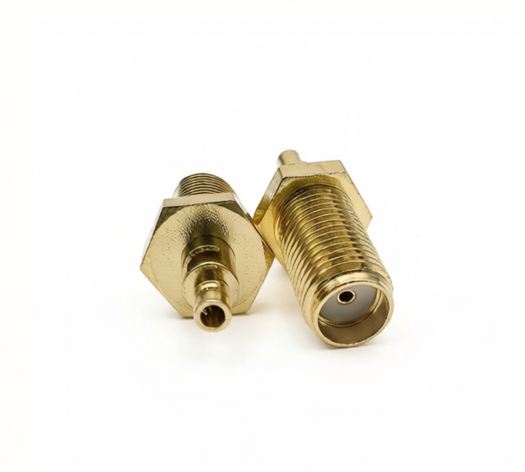 Разъём SMA-female (S-211/1.13) для кабеля RF1.13, прямой, под пайку