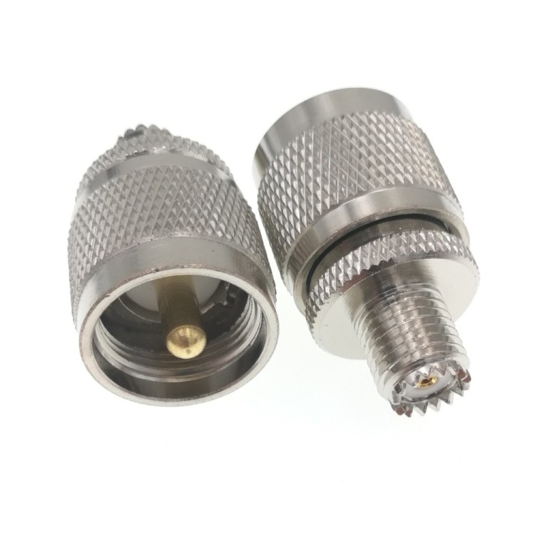 Переходник mini UHF-female - UHF-male (MU-321), прямой