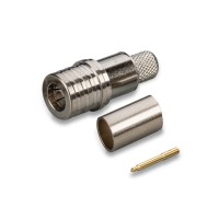 Разъем QMA-male для кабеля RG-58, прямой, обжимной