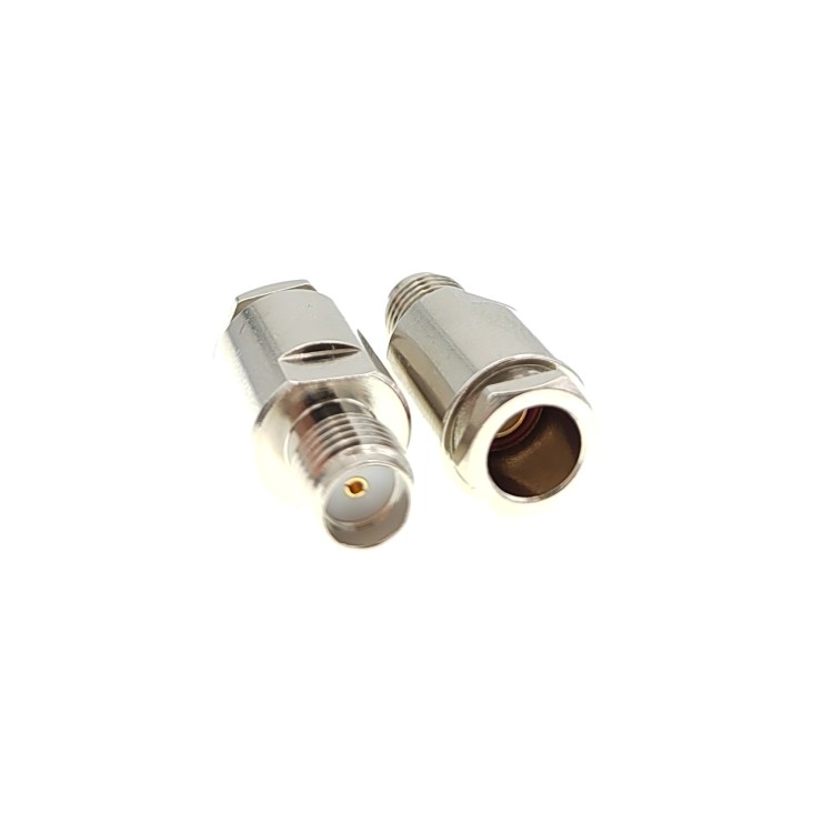 Разъём SMA-female (S-212F) для кабеля RG-58, прямой, прижимной