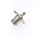 Переходник SMA-female - N-female (SN-322C25), на корпус, фланец, 4 винта 25x25 мм, прямой