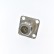 Переходник SMA-female - N-female (SN-322C25), на корпус, фланец, 4 винта 25x25 мм, прямой