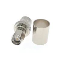 Разъём RP-SMA-male (S-A111/8D) для кабеля 8D-FB, прямой, обжимной