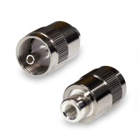 Разъем UHF-male (U113-F PL259) для кабеля RG-58, прямой, накручивающийся