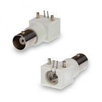 Разъем BNC-female (B-P225 / B-P204) на плату, угловой
