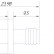 Переходник SMA-female - SMA-female, на корпус, фланец, 4 отв. диам. 2,5 мм 8,5х8,5 мм, прямой