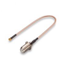 Пигтейл MS156 - F-female, уговой/прямой (RG178)