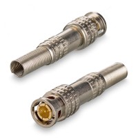 Разъем BNC-male для кабеля RG-58, прямой, под зажим