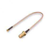 Пигтейл MS156 - SMA-female, угловой/прямой (RG178)