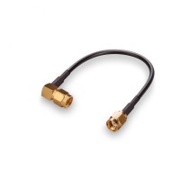 Пигтейл RP-SMA-male - RP-SMA-male, угловой/прямой (RG174)