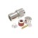 Разъём UHF-male (U-112F PL259) для кабеля RG-58, прямой, прижимной
