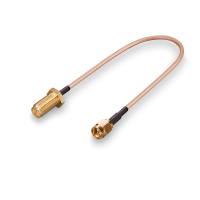Пигтейл SMA-female - SMA-male, прямой/прямой (RG178)